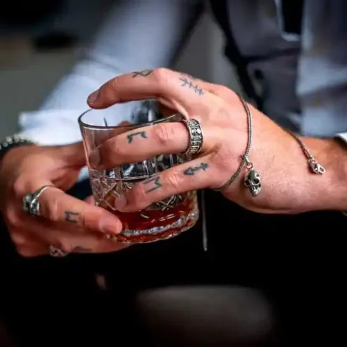 Zilveren Skull small