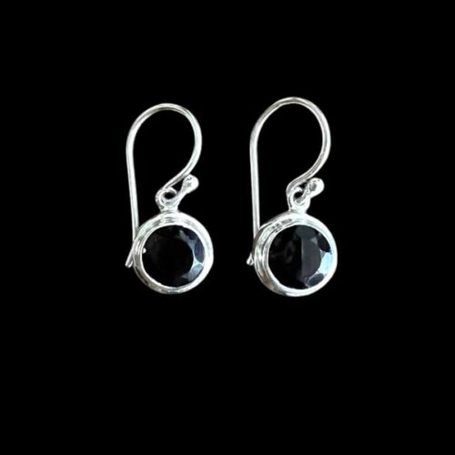 Zilveren oorbellen Autumn rond