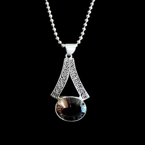 Zilveren hanger Autumn