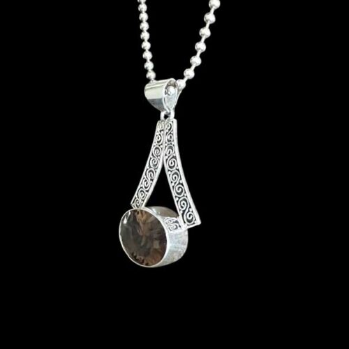 Zilveren hanger Autumn