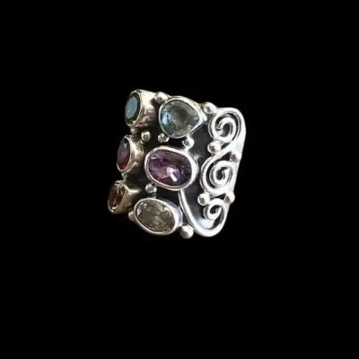 Zilveren dames ring Mascha