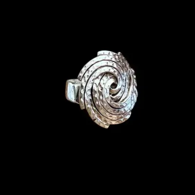 Zilveren dames ring Cirkel