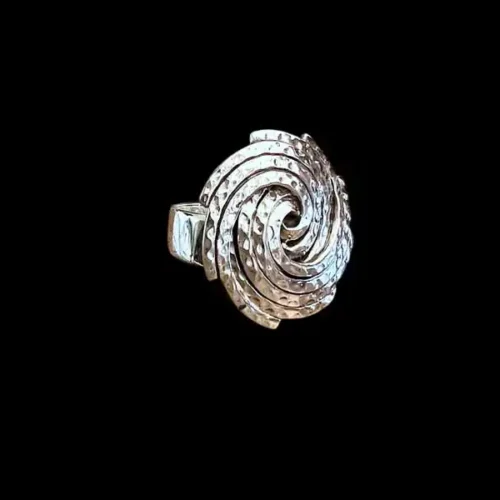 Zilveren dames ring Cirkel