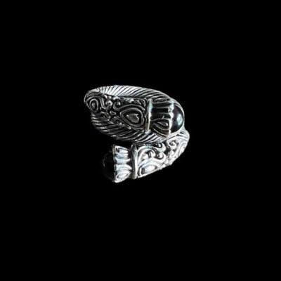 Zilveren dames ring Rowiena black