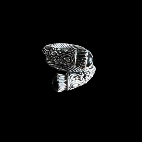 Zilveren dames ring Rowiena black