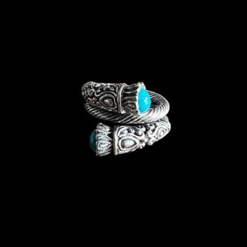 Zilveren dames ring Rowiena blue