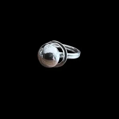 Zilveren dames ring Amanda