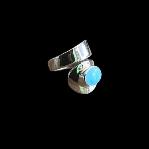 Zilveren dames ring Spring