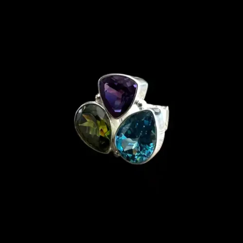 zilveren dames ring Ayu