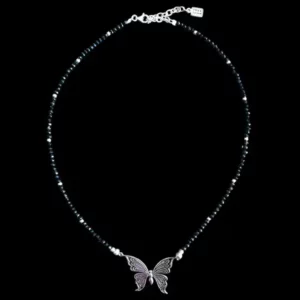 Ketting Butterfly black