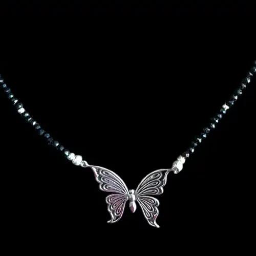 Ketting Butterfly black
