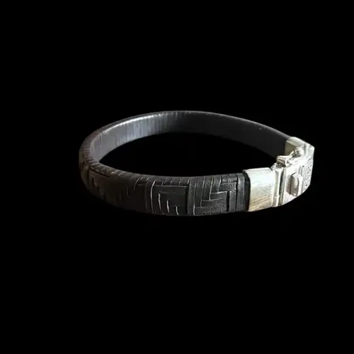 lederen armband Frits