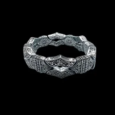 Zilveren dames en heren armband Elegance