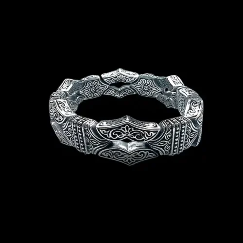 Zilveren dames en heren armband Elegance