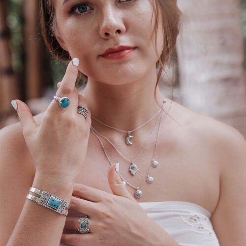 Zilveren dames ring Batur