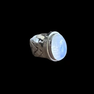 Zilveren dames ring Katja white