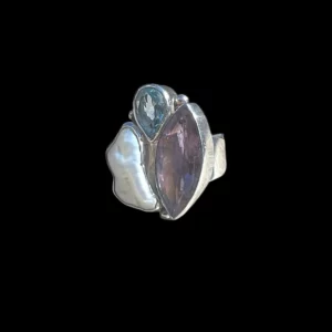 Zilveren dames ring limited edition three