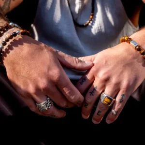 Kralen armband Nilo brown