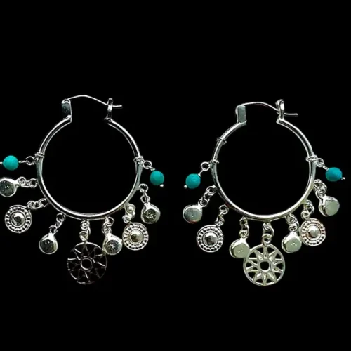 Zilveren oorbellen Fiësta