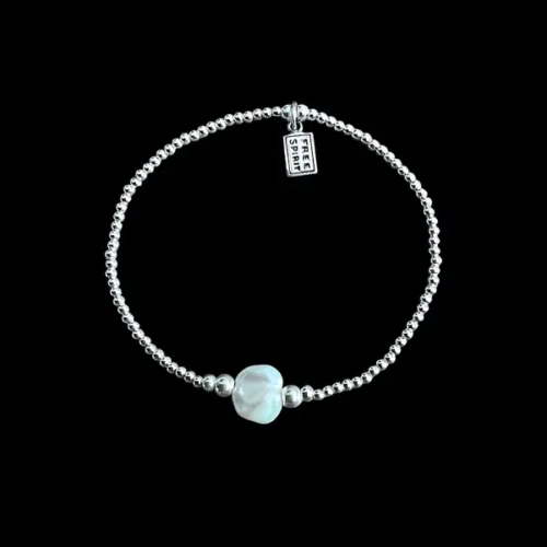 Zilveren armband Sunshine round