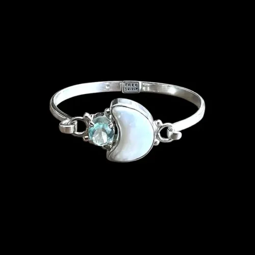 Zilveren dames armband Moonlight