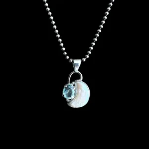 Zilveren hanger Moonlight