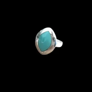 Zilveren dames ring Nila blue