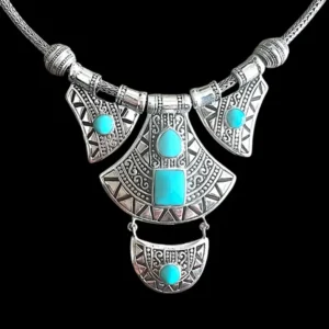 Zilveren ketting Batur India 2