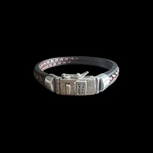 Lederen armband William brown