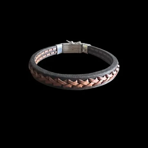 Lederen armband William brown