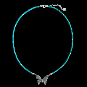 Ketting Butterfly blue