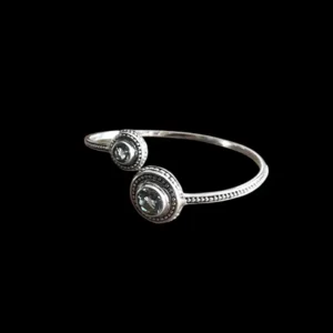Zilveren dames armband Jawan light blue