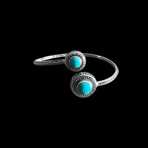 Zilveren dames armband Jawan blue
