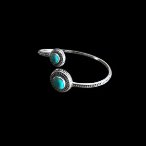 Zilveren dames armband Jawan blue