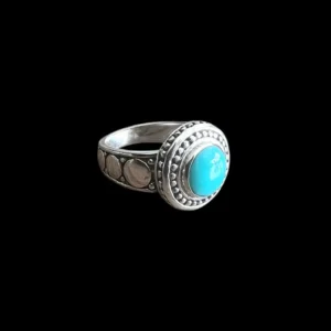 Zilveren dames ring Jawan blue
