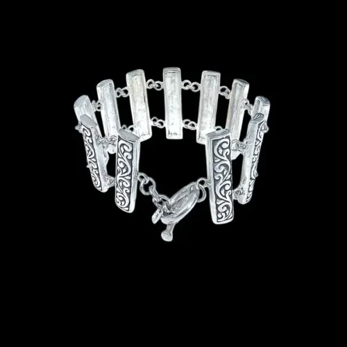 Zilveren dames armband Canggu