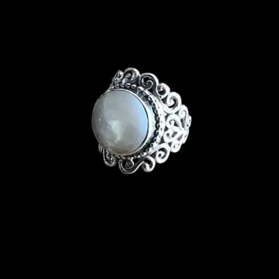 Zilveren dames ring Rani