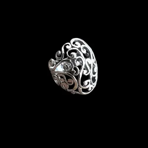 Zilveren dames ring Canggu big