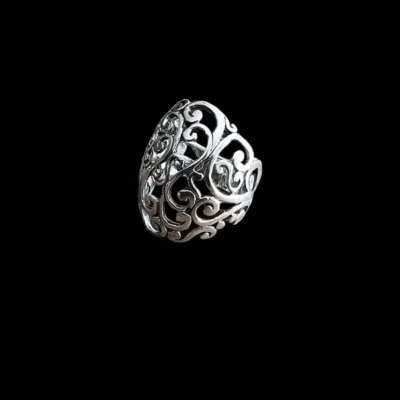 Zilveren dames ring Canggu big