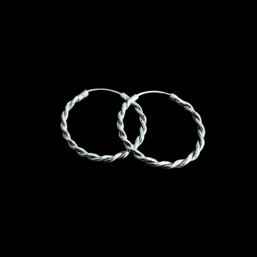 Zilveren oorbellen Lintang