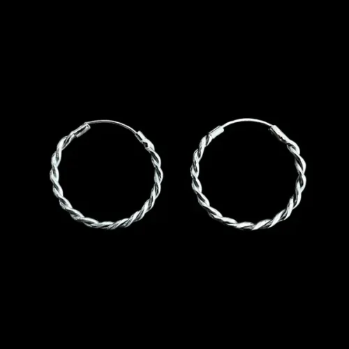 Zilveren oorbellen Lintang