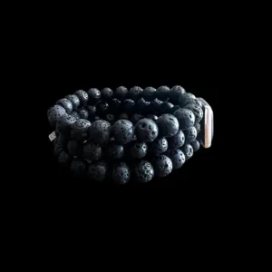 Kralen armband Toulouse lava