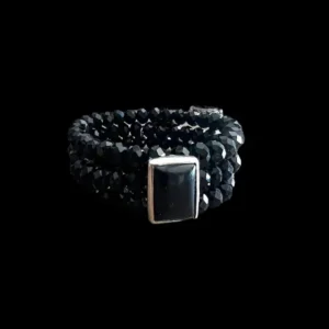 Kralen armband Toulouse onyx