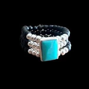Kralen armband Toulouse triple colour