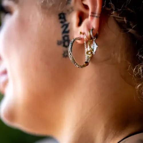 Zilveren oorbellen Canggu