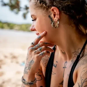 Zilveren dames ring Canggu smal