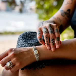 Zilveren dames ring Emilia