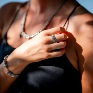 Zilveren dames ring Sari
