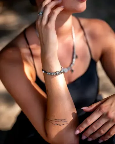 Zilveren dames armband Samarah