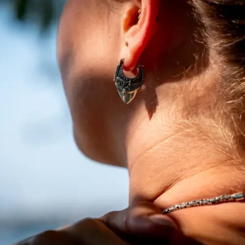 Zilveren oorbellen Ilya